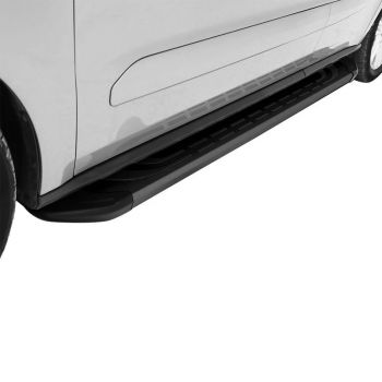 Πλαινά Σκαλοπάτια FABA (Black-173cm) 2 Τεμάχια Αλουμινίου Χωρίς Βάσεις