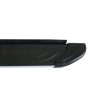 Πλαινά Σκαλοπάτια APA (Silver-203cm) 2 Τεμάχια Αλουμινίου Χωρίς Βάσεις