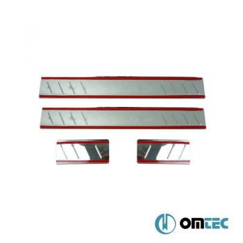 Διακοσμητικά Εσωτερικά Μασπιέ Πόρτας Line Για Opel Astra J & K 2009-2024 5 Door / Universal 4 Τεμάχια