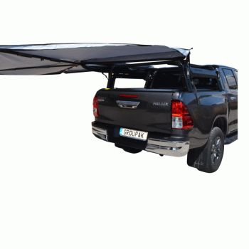 ROLL-BAR ΣΚΗΝΗΣ ΚΑΙ ΠΟΛΛΑΠΛΩΝ ΕΦΑΡΜΟΓΩΝ ΜΕ ΠΛΑΪΝΗ ΤΕΝΤΑ ΣΚΙΑΣΗΣ 270 ΜΟΙΡΕΣ RB 418 TENT+WA03-270-FAST NISSAN NAVARA D23 NP300 2016+