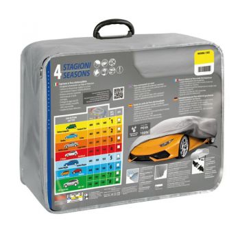Lampa - 4 Seasons AG-1 Κουκούλα Αυτοκινήτου για Nissan Micra 5 doors 09/2025 > Aδιάβροχη με Aπαλή Eσωτερική Eπένδυση από 100% PEVA Μη Τοξικό Βινύλιο με Διαστάσεις: 400x170x160 cm - 1 τεμ. (L2045.5)