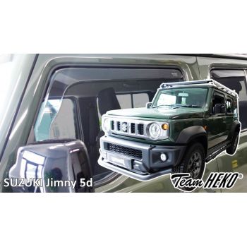 Heko - Ανεμοθράυστες για Suzuki Jimny 5 Doors 23+ Σετ Αυτοκινήτου Απο Εύκαμπτο Φιμέ Πλαστικό - 4 τεμ. (ΑΝΕΜ.SET28663)