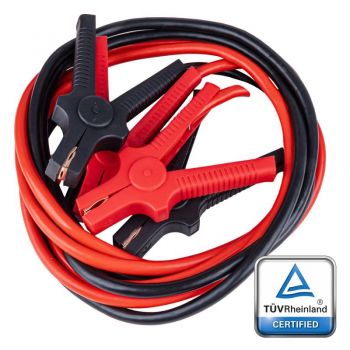 Amio - Καλώδια Φόρτισης Μπαταρίας (Ρευματοδότες) τάση λειτουργίας 12-24V ένταση ρεύματος 350A μήκος 3,5m με πιστοποίηση TUV για Επιβατικά Αυτοκίνητα και Φορτηγά - 1 σετ (04594/AM)