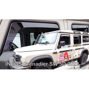 Heko – Ανεμοθραύστες Παραθύρων για Ineos Grenadier SW 5πορτο 2022 > (Εμπρός & Πίσω) – 4 Τεμ. (ANEM.SET10703)