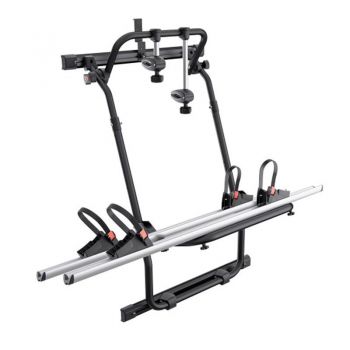 Menabo - Βάση Ποδηλάτου Πόρτας Πίσω Tremont A για 2 Ποδήλατα ή Fat Bikes για Van / Επαγγελματικά Οχήματα για Ασφαλή Μεταφορά Φορτίου - 1 Σετ (14800/MB)