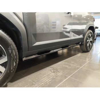 Πλαινά Μασπιέ Πρόσθετα Για Dacia Duster Mk3 2024+ 4x4 / 4x2 Γυαλιστερό Μαύρο Από Abs Πλαστικό 2 Τεμάχια