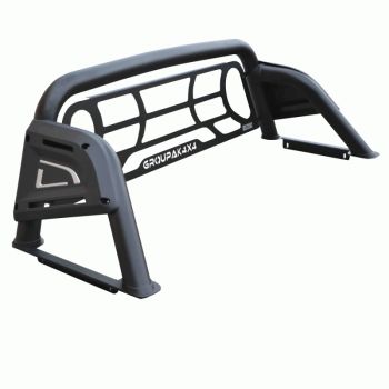 ROLL-BAR BLACK-INOX ME ΑΨΙΔΑ RB 4051BL-INOX FORD RANGER T6 2012+, T7 2017+ & T8 2020+