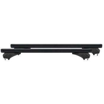 MENABO ΜΠΑΡΕΣ ΑΛΟΥΜΙΝΙΟΥ SONIC BLACK 120 cm ΣΕ ΜΑΥΡΟ ΧΡΩΜΑ ΓΙΑ BMW X1 (U11) 5 doors 2022> ΜΕ FLUSH ή RAISED RAILS - 2 ΤΕΜ. (14680/MB)