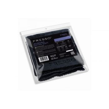 Fresso - Πετσέτες Μικροΐνας Aurora Ultra Soft 40 x 40 cm 350 g/m² με Μακριά Ίνα και Άκρες Κοπής Laser - Σετ 3 Τεμ. (390624/FRE)
