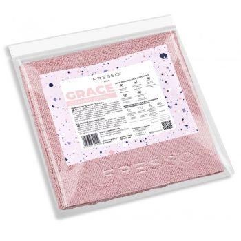 Fresso - Πετσέτα Μικροΐνας Γενικής Χρήσης Grace Home 40 x 40 cm 360 g/m² Διπλής Όψης με Άκρες Κοπής Laser - 1 Τεμ. (390419/FRE)