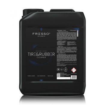 Fresso - Καθαριστικό Ελαστικών και Καουτσούκ Tire & Rubber Cleaner 5 L με Πυκνό Αφρό και Αραίωση 1:1 - 1 Τεμ. (390204/FRE)