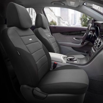 Καλύμματα Αυτοκινήτου Otom One Design Universal Βαμβακερό Ύφασμα Rachel Σετ Εμπρός / Πίσω 10 Τεμαχίων Μαύρο ONE-101