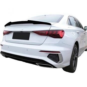 Αεροτομή Πορτ Παγκάζ Για Audi A3 8Y 2021+ Sedan M4 Look Μαύρο Γυαλιστερό Από Abs Πλαστικό
