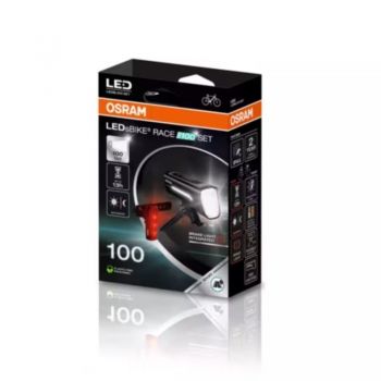 Σετ Εμπρός & Πίσω Φώτα Ποδηλάτου Usb Type-C Osram LedsBike Race 100 Set LEDBL103SET