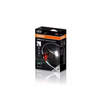 Σετ Εμπρός & Πίσω Φώτα Ποδηλάτου Usb Type-C Osram LedsBike Race 50 Set LEDBL101SET
