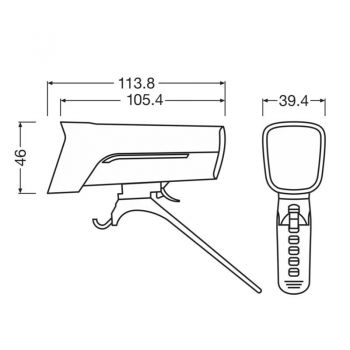 Σετ Εμπρός & Πίσω Φώτα Ποδηλάτου Usb Type-C Osram LedsBike Race 50 Set LEDBL101SET