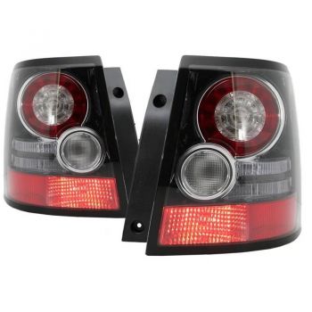 Πισινά Φανάρια Set Για Land Rover Range Rover Sport L320 (2005-2013) Facelift Autobiography Design Black / Clear 2 Τεμάχια