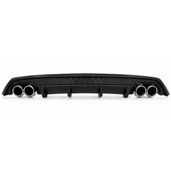 Diffuser Πίσω Προφυλακτήρα Για VW Polo 09-17 mk5 6R R Look Μαύρο Ματ -00----00- Από Abs Πλαστικό 1 Τεμάχιο