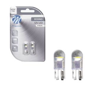 Λάμπες Led T10 Econo LB006AW - W5W 1xLED F10, 12V, White