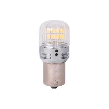 Λάμπες Led P21/5W Διπολικές M-TECH Platinum LB872W-01B 1157 16x2835SMD 12-30V Canbus White 2 Τεμάχια