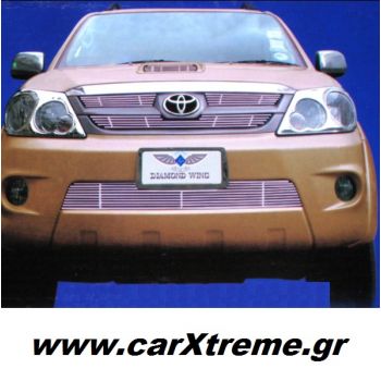 TOYOTA HI.LUX (VIGO) '03/'05->  - Προστατευτικές ανοξείδωτες γρίλιες 1031 Inox