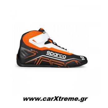 Sparco K-Run Αγωνιστικά Παπούτσια Kart 001271NRAF Μαύρο/Πορτοκαλί