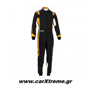 Sparco Φόρμα Kart Thunder Youth 002342BNRAF Μαύρο/Πορτοκαλί