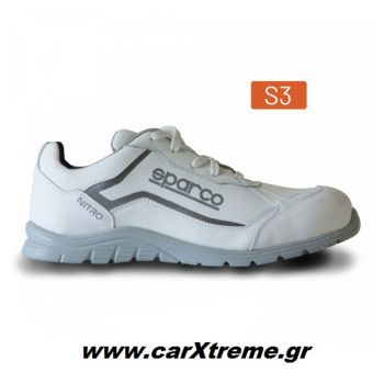Sparco Παπούτσια Εργασίας NITRO S3 07522BIBI Λευκό