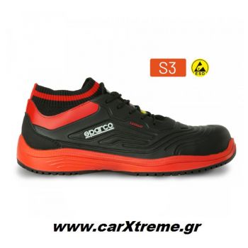 Sparco Παπούτσια Εργασίας Legend S3 ESD 07525NRRS Μαύρο / Κόκκινο