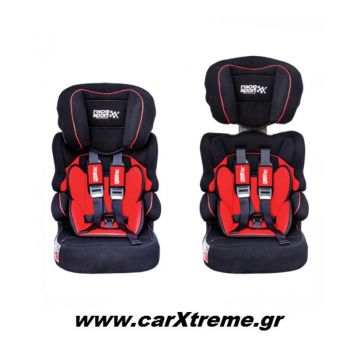 Παιδικό Κάθισμα Αυτοκινήτου Race Sport Μαύρο/Κόκκινο (Grous 1-2-3) RS123RN