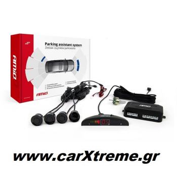 Σύστημα Παρκαρίσματος Με 4 Αισθητήρες Και Οθόνη Led