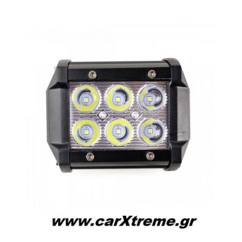 Προβολέας Εργασίας Working Lamp FLOOD 6LED 3030 9-36V 1440lm 6000K 95x77mm AWL17