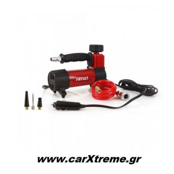 Κομπρεσέρ Αέρα Ελαστικών Μεταλλικό ACOMP-05 12V 100psi 7bar 28l/min με Φις Αναπτήρα & Καλώδιο 300cm