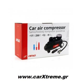 Κομπρεσέρ Αέρα Ελαστικών Πλαστικό ACOMP-07 12V 250psi 17bar 9l/min με Φις Αναπτήρα & Καλώδιο 300cm