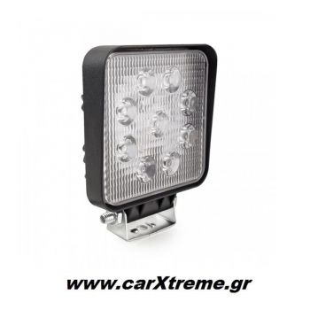 Προβολέας Εργασίας Working Lamp Flood 9LED 3030 9-36V 2160lm 6000K 110x110mm AWL07