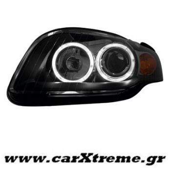 Φανάρι Εμπρός Μαύρο Audi A4, B7 04-08