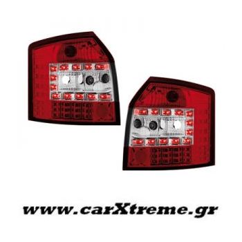 Φανάρι Πίσω Red Crystal Led Audi A4 B6 Avant 01-04