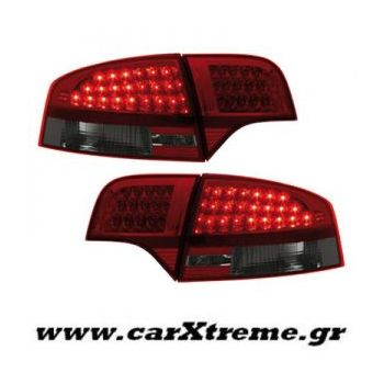 Φανάρι Πίσω Red Crystal Led Audi A4 Lim 04-08 (4 τεμ)