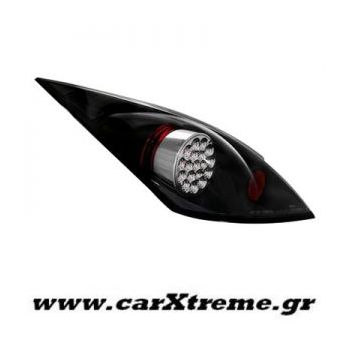Φανάρι Πίσω Clear Glass Mαύρο Led Nissan 350Z 03-09