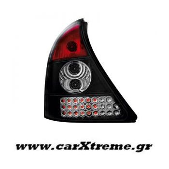 Φανάρι Πίσω Led Μαύρο Renault Clio II 98-01