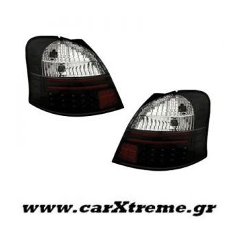 Φανάρι Πίσω Μαύρο Led Toyota Yaris 05+