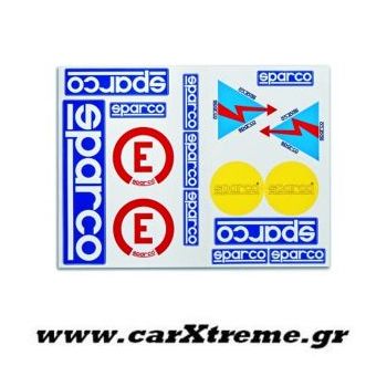Αυτοκόλλητα σετ (16 τεμ) Sparco