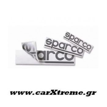 Αυτοκόλλητα σετ με Διάτρηση (15 τεμ) Γκρι 30cm Sparco