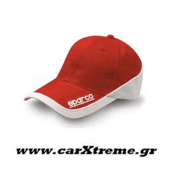 Καπέλο Dakota Γκρι- Κόκκινο (6τεμ) Sparco