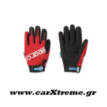 Γάντια Συνεργείου Work Gloves Κόκκινο Sparco