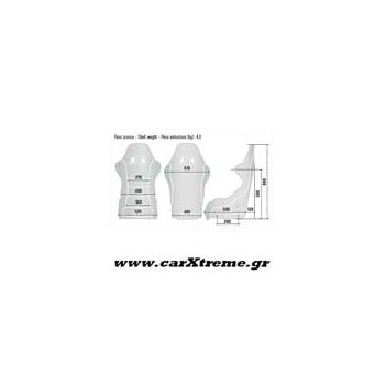 Εσωτερικό Κάθισμα Racing Evo Carbon Μαύρο Sparco
