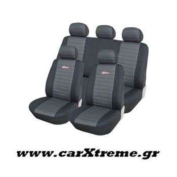 Καλύμματα Καθισμάτων WRC Full Set Γκρι Χρώμα