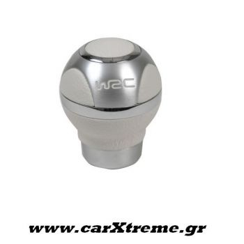 Λεβιές Ταχυτήτων Αλουμίνιο και Λευκό Δέρμα