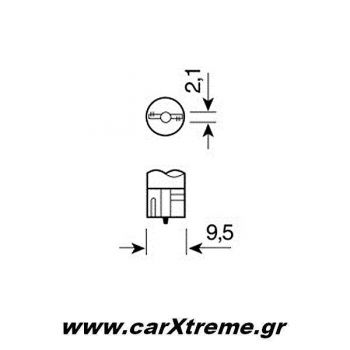 Λαμπάκια 12V Μπλέ