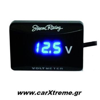 Ψηφιακό Βολτόμετρο Αυτοκινήτου Simoni Racing